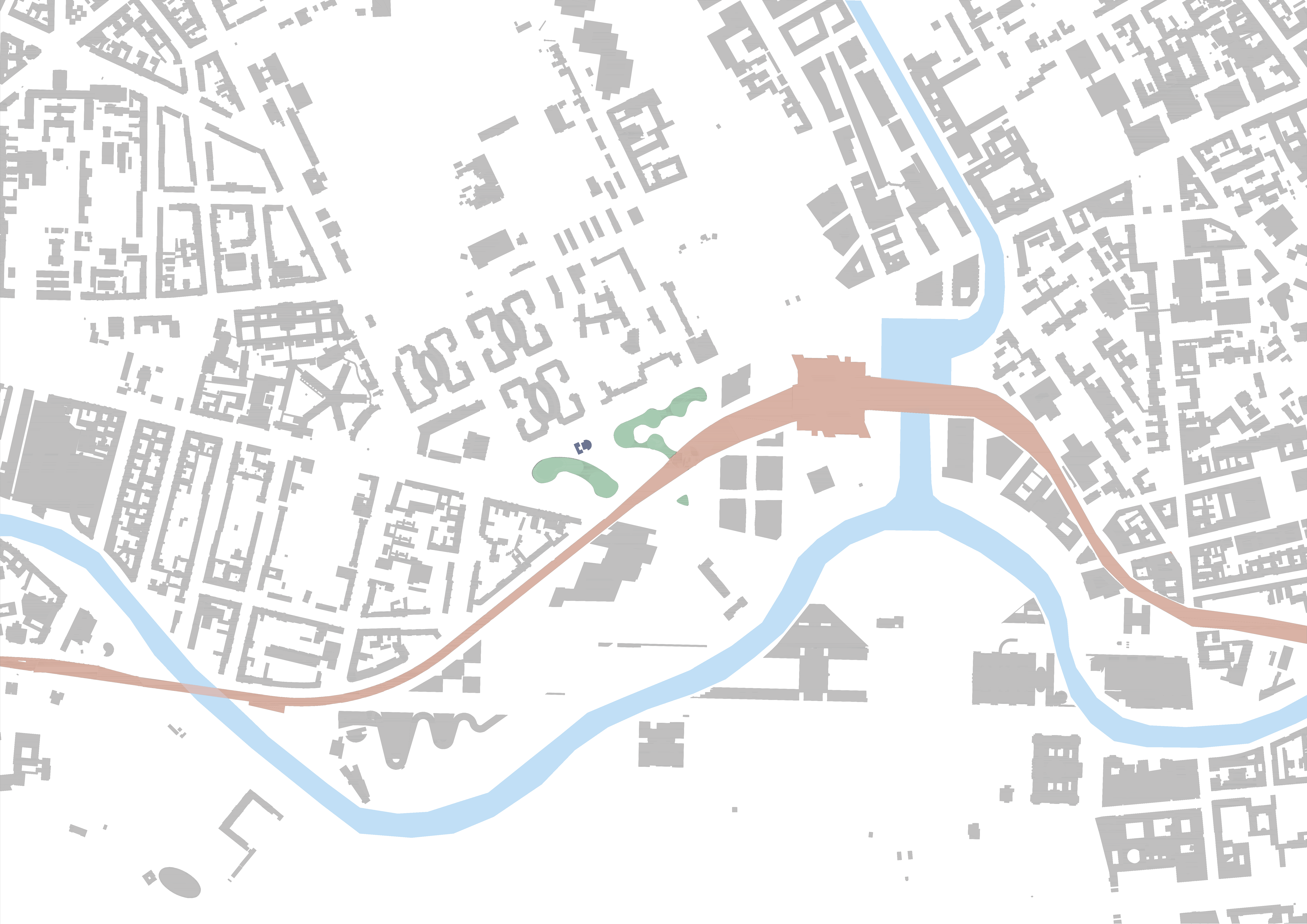 Strukturplan genordet M 1:5000
